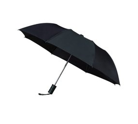 Merkloos Automatic Windproof Umbrella - Ø92 cm - Black - Compact & Lightweight Merkloos Automatic Windproof Umbrella - Ø92 cm - Black - Compact & Lightweight