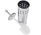 Hedendaagse Zilveren Rvs Toiletset - Inclusief Stijlvolle Houder - Afmetingen: 9,8 x 37,5 x 37 cm - Gewicht: 351 G Hedendaagse Zilveren Rvs Toiletset - Inclusief Stijlvolle Houder - Afmetingen: 9,8 x 37,5 x 37 cm - Gewicht: 351 G