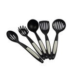 Merkloos Complete Kitchenware Assortment - Black Plastic Kitchen Utensils - Dishwasher Safe - 32 x 3 x 32 Cm - Weight: 1.50 Kg - 5 Pieces Merkloos Complete Kitchenware Assortment - Black Plastic Kitchen Utensils - Dishwasher Safe - 32 x 3 x 32 Cm - Weight: 1.50 Kg - 5 Pieces