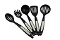 Volledige Keukengerei Assortiment - Zwarte Kunststof Keukenhulpen - Vaatwasmachinebestendig - 32 x 3 x 32 Cm - Gewicht: 1.50 Kg - 5 Stuks Volledige Keukengerei Assortiment - Zwarte Kunststof Keukenhulpen - Vaatwasmachinebestendig - 32 x 3 x 32 Cm - Gewicht: 1.50 Kg - 5 Stuks