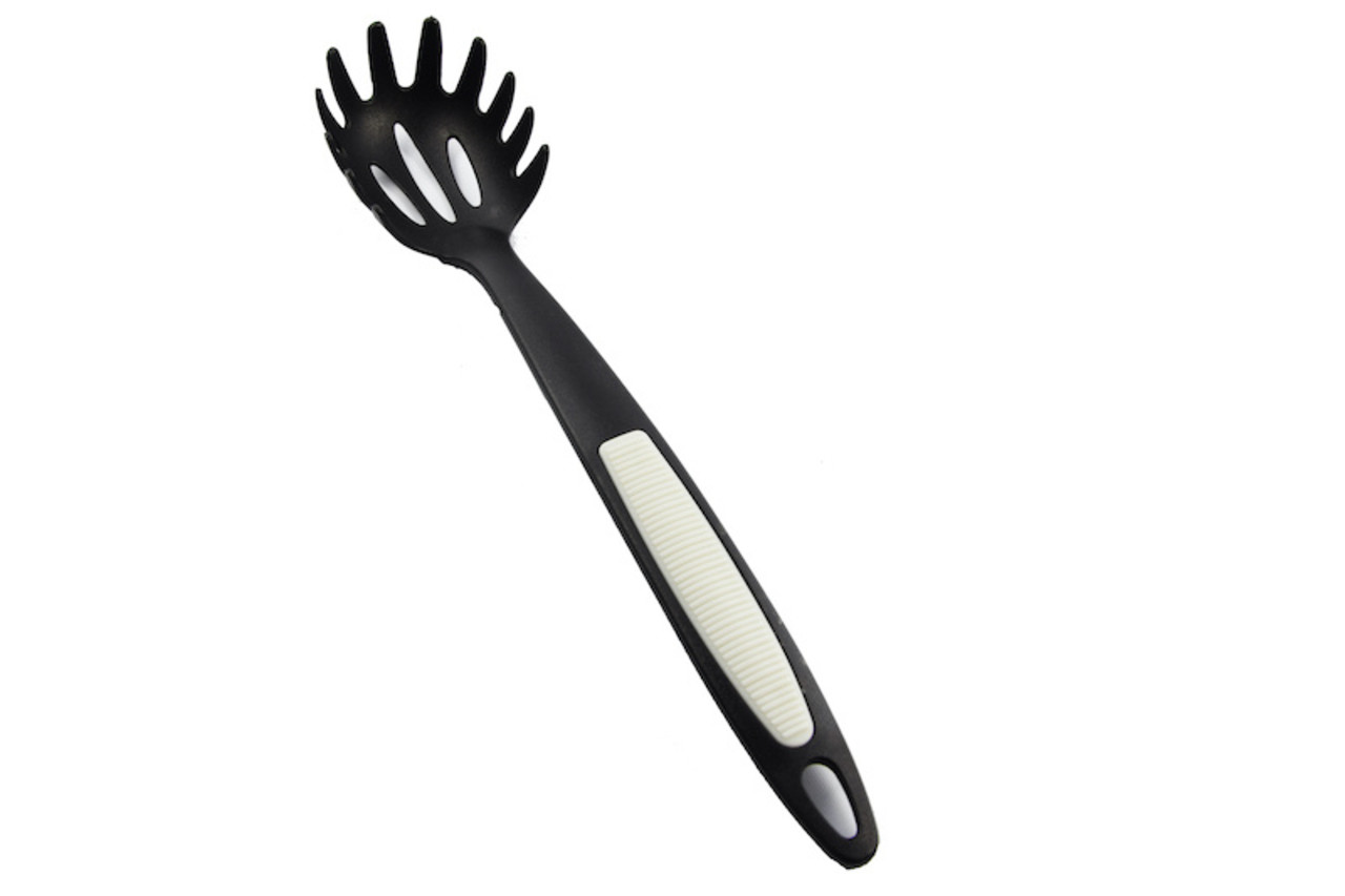 Merkloos Complete Kitchenware Assortment - Black Plastic Kitchen Utensils - Dishwasher Safe - 32 x 3 x 32 Cm - Weight: 1.50 Kg - 5 Pieces