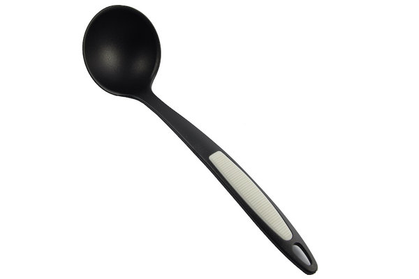 Merkloos Volledige Keukengerei Assortiment - Zwarte Kunststof Keukenhulpen - Vaatwasmachinebestendig - 32 x 3 x 32 Cm - Gewicht: 1.50 Kg - 5 Stuks