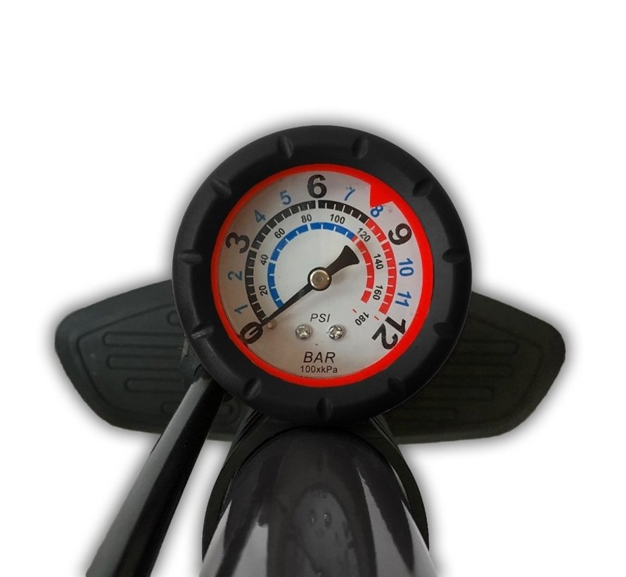 pressure gauge bike pump
