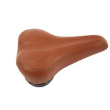 Discountershop Comfortable Brown Bicycle Seat - Plastic, Foam & Iron - With Cutout - 28.5X17 Cm - 556 g Discountershop Comfortable Brown Bicycle Seat - Plastic, Foam & Iron - With Cutout - 28.5X17 Cm - 556 g