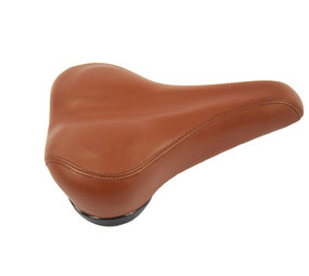 Discountershop Comfortabele Bruine Fietsstoel - Kunststof, Foam & Ijzer - Met Uitsparing - 28.5X17 Cm - 556 g Discountershop Comfortabele Bruine Fietsstoel - Kunststof, Foam & Ijzer - Met Uitsparing - 28.5X17 Cm - 556 g