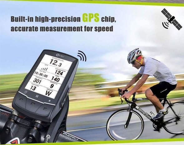 Meilan Gps Bike Computer - Rechargeable - Black - Plastic - 7.9Cm X 10.5Cm - 280G - 40 Hours Battery Life Meilan Gps Bike Computer - Rechargeable - Black - Plastic - 7.9Cm X 10.5Cm - 280G - 40 Hours Battery Life