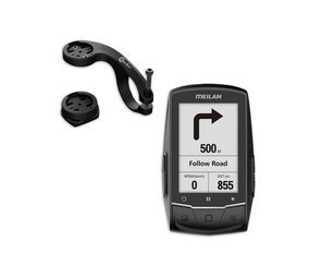 Meilan Fietscomputer Gps - Oplaadbaar - Zwart - Kunststof - 7.9Cm X 10.5Cm - 280G - 40 Uur Branduren Meilan Fietscomputer Gps - Oplaadbaar - Zwart - Kunststof - 7.9Cm X 10.5Cm - 280G - 40 Uur Branduren