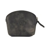 4 East Trendy Women's Leather Wallet - Black Zipper Wallet - 11X9.5X3 Cm - 7 Card Pockets 4 East Trendy Women's Leather Wallet - Black Zipper Wallet - 11X9.5X3 Cm - 7 Card Pockets