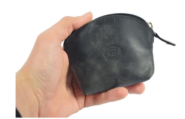 4 East Trendy Women's Leather Wallet - Black Zipper Wallet - 11X9.5X3 Cm - 7 Card Pockets 4 East Trendy Women's Leather Wallet - Black Zipper Wallet - 11X9.5X3 Cm - 7 Card Pockets