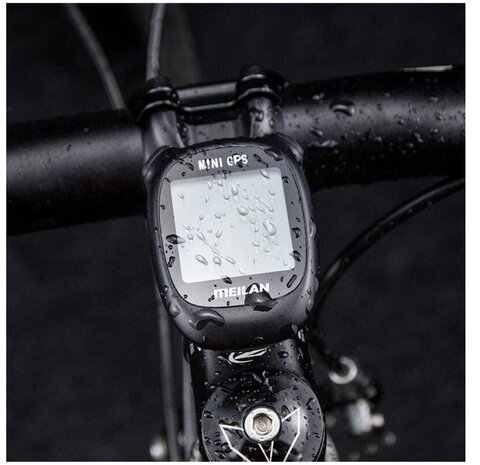 Merkloos Fietscomputer IPX6 - USB oplaadbaar - Fietscomputer 1.6 inch mono LCD - Zwart Merkloos Fietscomputer IPX6 - USB oplaadbaar - Fietscomputer 1.6 inch mono LCD - Zwart