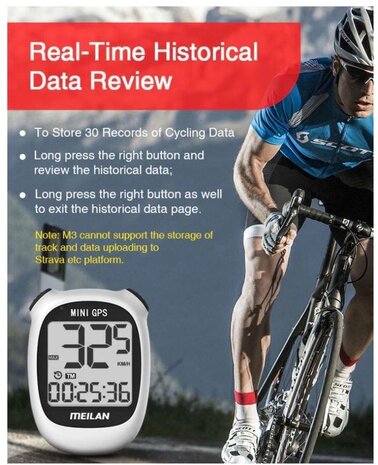 Merkloos Fietscomputer IPX6 - USB oplaadbaar - Fietscomputer 1.6 inch mono LCD - Zwart Merkloos Fietscomputer IPX6 - USB oplaadbaar - Fietscomputer 1.6 inch mono LCD - Zwart