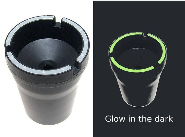 Merkloos Car ashtray - Odorless Car Ashtray Black - Car ashtray black