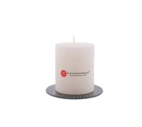 Discountershop Discountershop® | rustieke kaars Inclusief onderzetter| Stompkaars 8 x 7 cm| Ivoorkleurige kaars - 30 branduren Discountershop Discountershop® | rustieke kaars Inclusief onderzetter| Stompkaars 8 x 7 cm| Ivoorkleurige kaars - 30 branduren