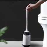 Discountershop Toilet brush with holder - Stainless WC Brush with holder - Toilet brush with holder - Toilet brush in holder - Hygienic - Ventilation grids - Toilet brush with holder freestanding - Size 33x14 cm Discountershop Toilet brush with holder - Stainless WC Brush with holder - Toilet brush with holder - Toilet brush in holder - Hygienic - Ventilation grids - Toilet brush with holder freestanding - Size 33x14 cm
