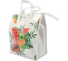 Discountershop Fresh & Cold cooler bag - Lunch bag - Cooler bag - Lunch box - Nice Happy Picnic bag cool|bag| beach| Cool box | ladies 8 liter polyethylene | White Discountershop Fresh & Cold cooler bag - Lunch bag - Cooler bag - Lunch box - Nice Happy Picnic bag cool|bag| beach| Cool box | ladies 8 liter polyethylene | White
