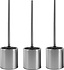 3 X Toiletborstel RVS - Wc-borstel Rvs - RVS Toiletborstel in houder - Toiletborstelhouder - Wcborstel - Toiletborstel met houder vrijstaand - RVS geborsteld 3 X Toiletborstel RVS - Wc-borstel Rvs - RVS Toiletborstel in houder - Toiletborstelhouder - Wcborstel - Toiletborstel met houder vrijstaand - RVS geborsteld