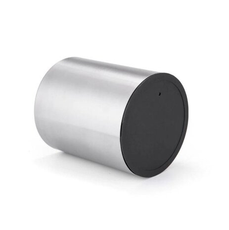 Discountershop 3 X Toiletborstel RVS - Wc-borstel Rvs - RVS Toiletborstel in houder Toiletborstelhouder  Wcborstel  - RVS geborsteld