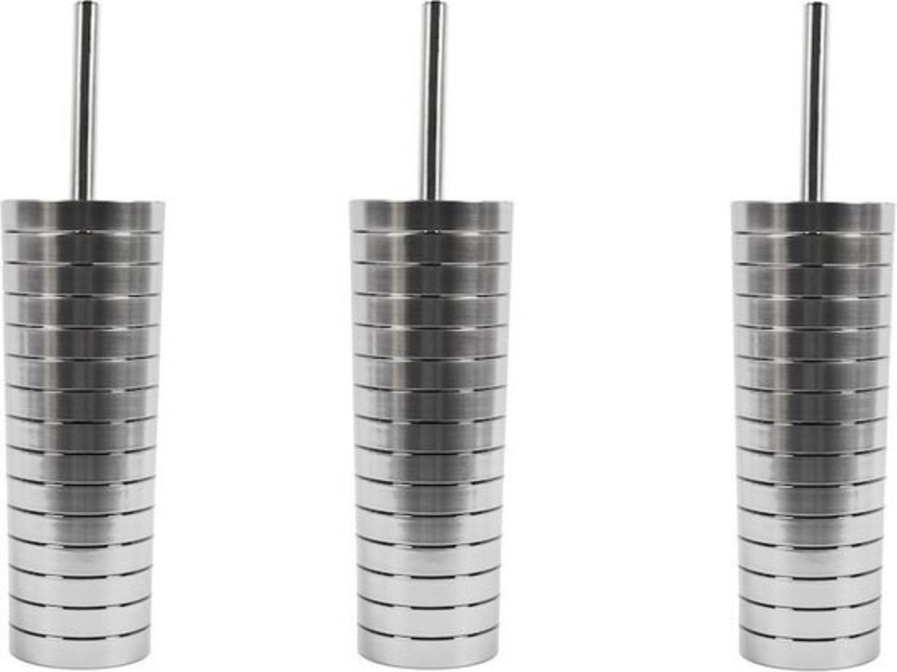 Merkloos 3 stuks Toiletborstel Plastic toiletborstel RVS look toiletborstel Toiletborstelhoud 37x10cm WC Borstel ToiletBorstel Merkloos 3 stuks Toiletborstel Plastic toiletborstel RVS look toiletborstel Toiletborstelhoud 37x10cm WC Borstel ToiletBorstel