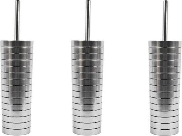 Merkloos 3 stuks Toiletborstel Plastic toiletborstel RVS look toiletborstel Toiletborstelhoud 37x10cm WC Borstel ToiletBorstel Merkloos 3 stuks Toiletborstel Plastic toiletborstel RVS look toiletborstel Toiletborstelhoud 37x10cm WC Borstel ToiletBorstel