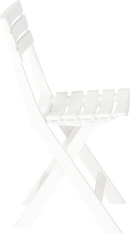 Merkloos 3x Robuuste kunststof klapstoel | Wit | Opvouwbaar stoel | 46 cm x 41 cm x 78 cm Merkloos 3x Robuuste kunststof klapstoel | Wit | Opvouwbaar stoel | 46 cm x 41 cm x 78 cm
