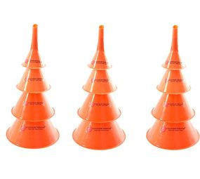 Discountershop Trechter set - Trechter Olie-, Zuur en Brandstofbestendig (50mm75mm95mm115mm) 3 X 4-delige Discountershop Trechter set - Trechter Olie-, Zuur en Brandstofbestendig (50mm75mm95mm115mm) 3 X 4-delige