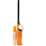 Merkloos Refillable Yellow BBQ Lighter 25.5cm - Premium Quality - Child Lock - 18ml Refillable Gas Merkloos Refillable Yellow BBQ Lighter 25.5cm - Premium Quality - Child Lock - 18ml Refillable Gas