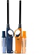 Merkloos Gas Lighter Set With Refill - 2 Refillable 25.5 cm Butane Lighters for BBQ, Candles, Kitchen and Outdoor Use