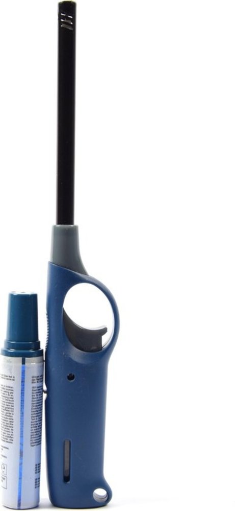 Merkloos Gas Lighter with Refill 2X Yellow and Blue - Refillable Refillable Lighter - Child Protection - Flame Adjustment - Fuel Indicator - Merkloos Gas Lighter with Refill 2X Yellow and Blue - Refillable Refillable Lighter - Child Protection - Flame Adjustment - Fuel Indicator -