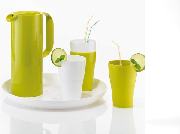 Koziol RIO Koziol RIO sapkan met bekers in modern design, ca. 1.5L, 5 delen