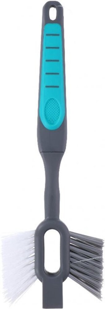 Merkloos dustpan and dustpan 19 x 21.5 cm blue - 2-in-1 tile and grout brush 30 cm grey/blue Merkloos dustpan and dustpan 19 x 21.5 cm blue - 2-in-1 tile and grout brush 30 cm grey/blue