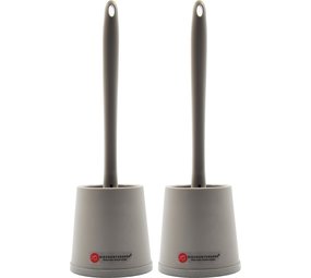 Discountershop Toiletborstel met siliconen toiletborstel 2 stuks  - Toiletborstel met houder - Roestrij toiletborstel - Antislip Toiletborstel - Stevige borstel Discountershop Toiletborstel met siliconen toiletborstel 2 stuks  - Toiletborstel met houder - Roestrij toiletborstel - Antislip Toiletborstel - Stevige borstel