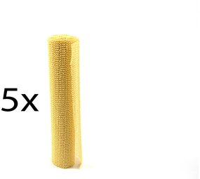 Merkloos 5x Non Slip Gripmat – GEEL – 30x150cm | Niet Klevende Antislipmat Gaas Patroon voor Bureaus en Keukenlades Merkloos 5x Non Slip Gripmat – GEEL – 30x150cm | Niet Klevende Antislipmat Gaas Patroon voor Bureaus en Keukenlades