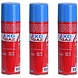 XQ 3x Busje aanstekergas / butaan gasfles 250 ml - XQ 3x Busje aanstekergas / butaan gasfles 250 ml -
