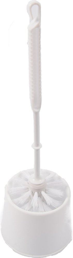 Merkloos Toiletborstel - Wcborstel kunststof -Toiletborstel in houder - Toiletborstelhouder - Wc borstel - borstel - Roestvrij -
