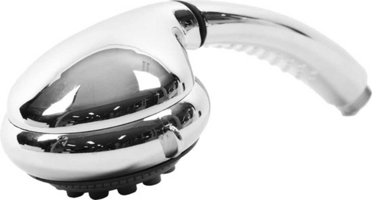 Merkloos Hand shower 1pc. ø 8cm chrome - Full jet - Chrome - Shower head Stainless - 8 Functions - size 21.5 cm diameter 8 cm - Water saving shower head Merkloos Hand shower 1pc. ø 8cm chrome - Full jet - Chrome - Shower head Stainless - 8 Functions - size 21.5 cm diameter 8 cm - Water saving shower head