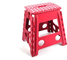 Discountershop Step stool - step stool - Bathroom stool  - Stool - Bathroom stool - Stool - Stairs - Small stairs - Design - Plastic - Discountershop Stool super handy - Stool - Kitchen stairs - Kitchen steps - Foldable - Pink 39 cm - up to 150 kg Discountershop Step stool - step stool - Bathroom stool  - Stool - Bathroom stool - Stool - Stairs - Small stairs - Design - Plastic - Discountershop Stool super handy - Stool - Kitchen stairs - Kitchen steps - Foldable - Pink 39 cm - up to 150 kg
