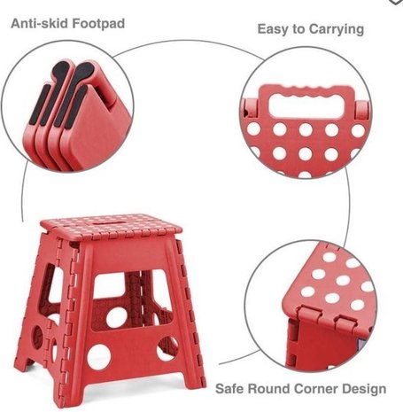 Discountershop Step stool - step stool - Bathroom stool - Stool - Bathroom stool - Stool - Stairs - Small stairs - Design - Plastic - Discountershop Stool super handy - Stool - Kitchen stairs - Kitchen steps - Foldable - Pink 39 cm - up to 150 kg Discountershop Step stool - step stool - Bathroom stool - Stool - Bathroom stool - Stool - Stairs - Small stairs - Design - Plastic - Discountershop Stool super handy - Stool - Kitchen stairs - Kitchen steps - Foldable - Pink 39 cm - up to 150 kg