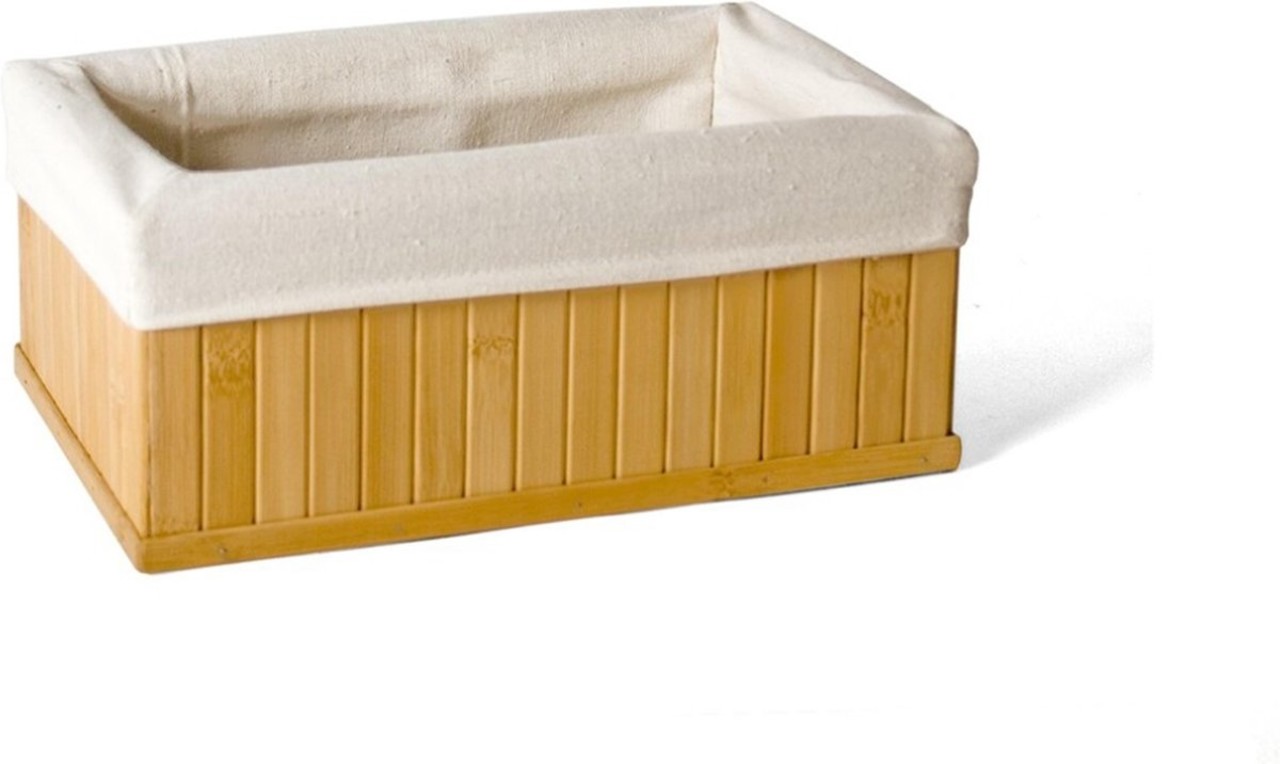 Merkloos Bamboe manden 3 stuks | Multifunctionele mand | Opbergmanden | Opberg | opberger Box Doos |Mand/Vakken - Opbergsysteem
