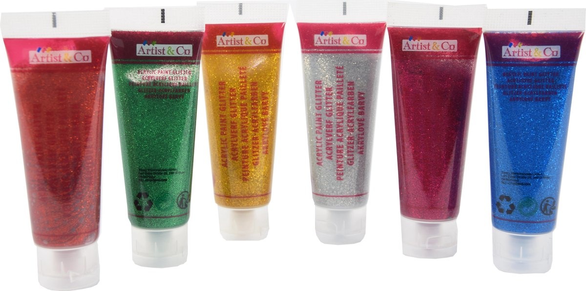 Glitter clearance acrylic paint