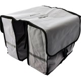 Merkloos Double Pannier waterproof with reflective stripes for extra safety - Pannier - Gray - 2x 18 Liter Merkloos Double Pannier waterproof with reflective stripes for extra safety - Pannier - Gray - 2x 18 Liter