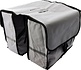 Double Pannier waterproof with reflective stripes for extra safety - Pannier - Gray - 2x 18 Liter