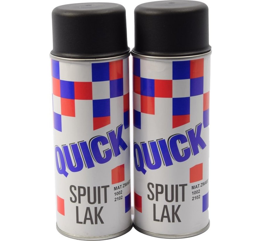 spray paint Matt black fast drying 1x Aerosol Quick Spray paint