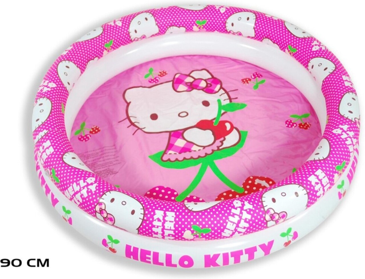 Hello Kitty Zwembad kopen - Zwembad meisjes opblaaszwembad Hello Kitty meisjes 90 cm PVC roze/wit