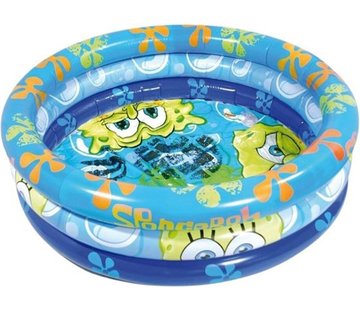 Spongebod Opblaasbare Zwembad - Rond - Spongebob - 100 cm - Opblaasbaar - Kinderbad - Tuin - Zomer