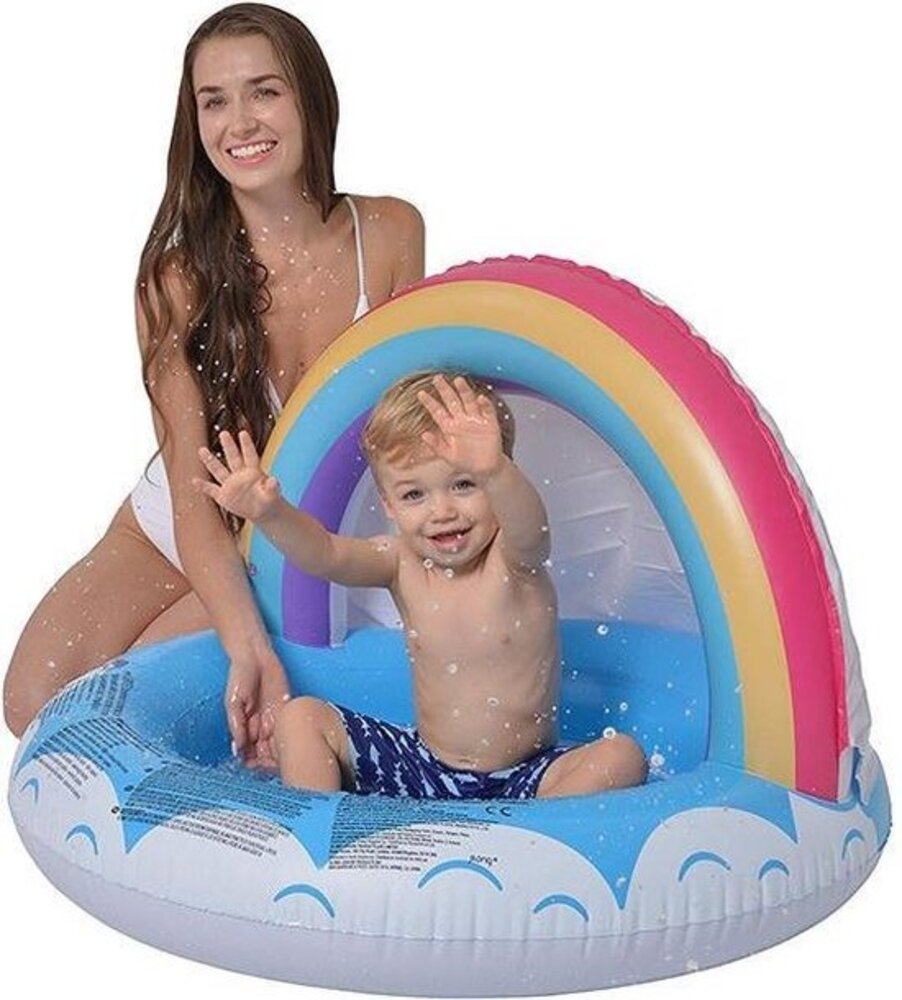 Merkloos Inflatable Pool Rainbow Junior 95 X 66 Cm Vinyl Blue Merkloos Inflatable Pool Rainbow Junior 95 X 66 Cm Vinyl Blue