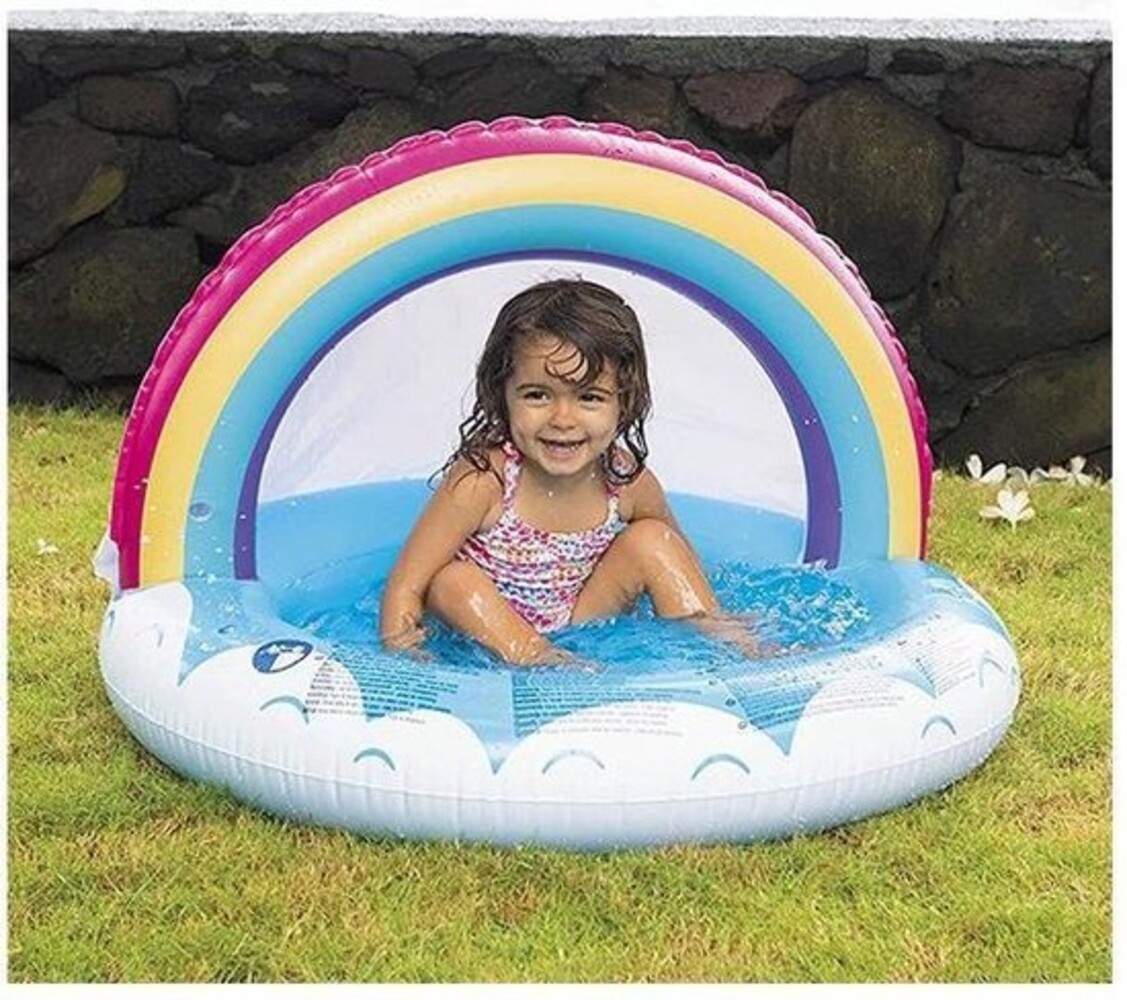 Merkloos Inflatable Pool Rainbow Junior 95 X 66 Cm Vinyl Blue Merkloos Inflatable Pool Rainbow Junior 95 X 66 Cm Vinyl Blue