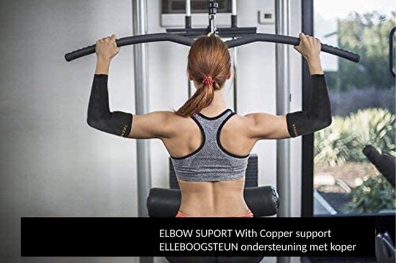 TRX Elbow Compression Sleeve (1 Pair) - #1 Copper Infused Support - Guaranteed Recovery Copper Elbow Brace Idea for Workouts, Sports, Golfers, Tennis Elbow, Arthritis, Tendonitis- SIZE XL TRX Elbow Compression Sleeve (1 Pair) - #1 Copper Infused Support - Guaranteed Recovery Copper Elbow Brace Idea for Workouts, Sports, Golfers, Tennis Elbow, Arthritis, Tendonitis- SIZE XL