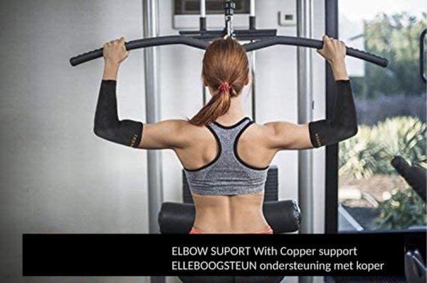 TRX Elbow Compression Sleeve (1 Pair) - #1 Copper Infused Support - Guaranteed Recovery Copper Elbow Brace Idea for Workouts, Sports, Golfers, Tennis Elbow, Arthritis, Tendonitis- SIZE XL TRX Elbow Compression Sleeve (1 Pair) - #1 Copper Infused Support - Guaranteed Recovery Copper Elbow Brace Idea for Workouts, Sports, Golfers, Tennis Elbow, Arthritis, Tendonitis- SIZE XL