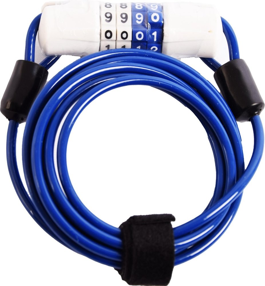 Dunlop Bicycle lock Cable lock Combination lock 180 cm x 4 mm Blue - Combination lock - Combination Lock - Bicycle, scooter - Bicycle lock Combination - combination bicycle lock - bicycle lock with code Dunlop Bicycle lock Cable lock Combination lock 180 cm x 4 mm Blue - Combination lock - Combination Lock - Bicycle, scooter - Bicycle lock Combination - combination bicycle lock - bicycle lock with code