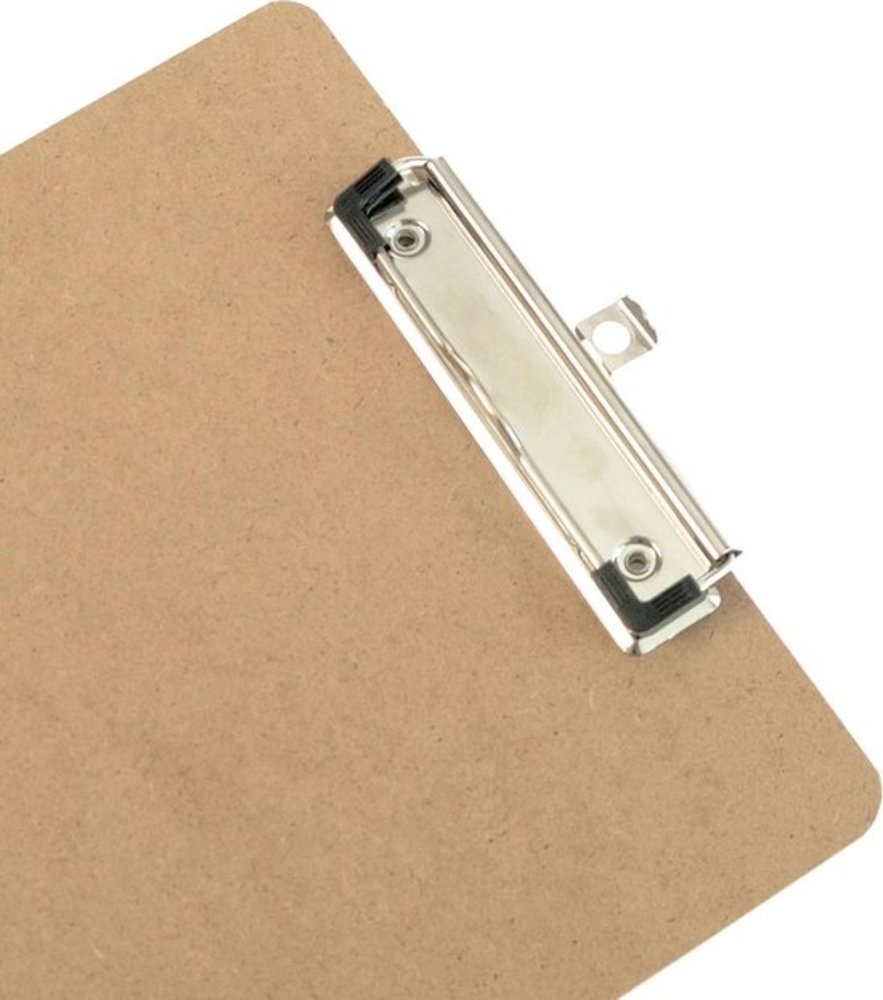 Merkloos 2x Clipboards - Clipboards A4 - Clipboards wood A4 31 x 22 x 1.5 cm Merkloos 2x Clipboards - Clipboards A4 - Clipboards wood A4 31 x 22 x 1.5 cm